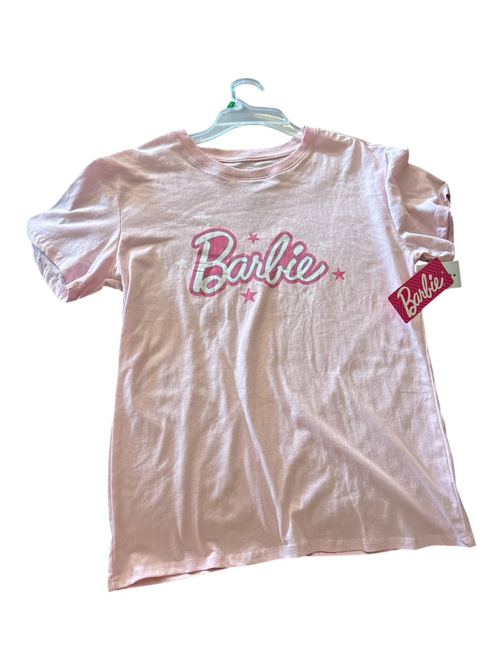 Barbie Light Pink Graphic T-Shirt Classic Logo Tee